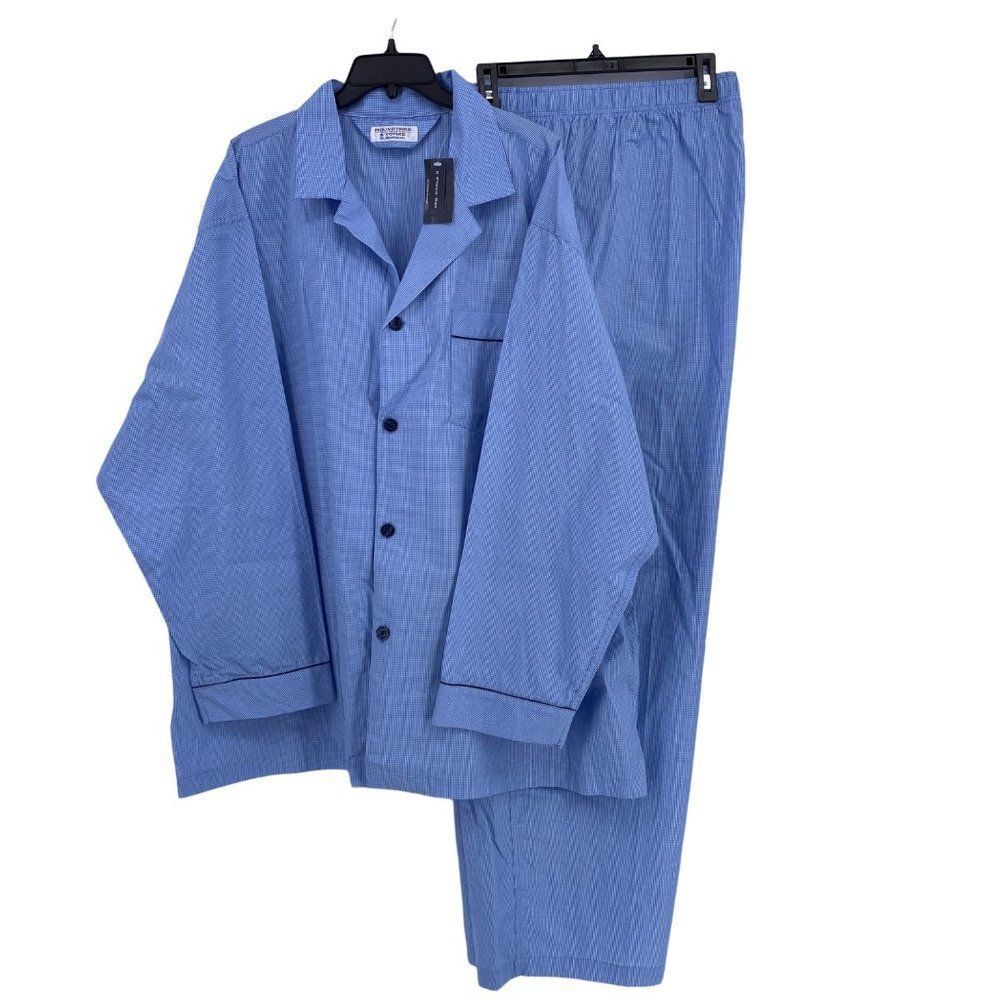 Roundtree & Yorke Blue and White Formal Blazer